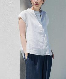 URBAN RESEARCH DOORS | リネンスキッパーフレンチブラウス(シャツ/ブラウス)