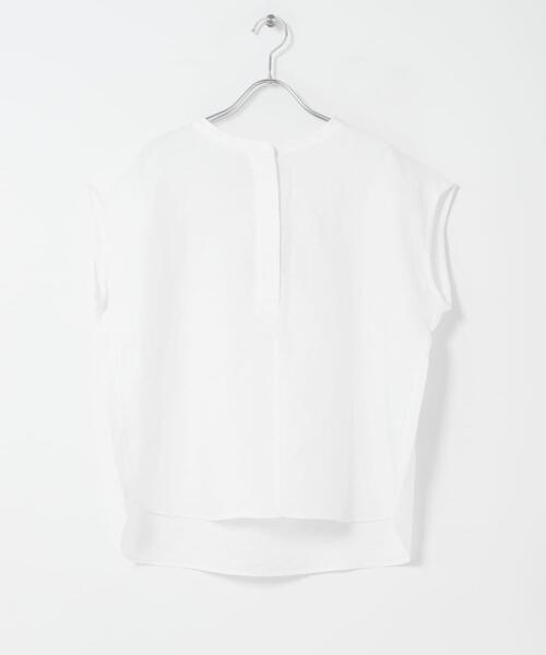 URBAN RESEARCH DOORS（アーバンリサーチドアーズ）の「リネンスキッパーフレンチブラウス（シャツ/ブラウス・レディース・ネイビー/オレンジ系その他/ブルー/オフホワイト・FREE）」の12枚目の写真