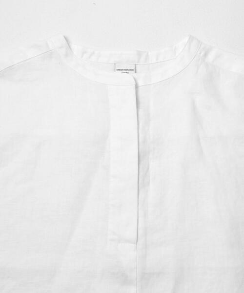 URBAN RESEARCH DOORS（アーバンリサーチドアーズ）の「リネンスキッパーフレンチブラウス（シャツ/ブラウス・レディース・ネイビー/オレンジ系その他/ブルー/オフホワイト・FREE）」の13枚目の写真