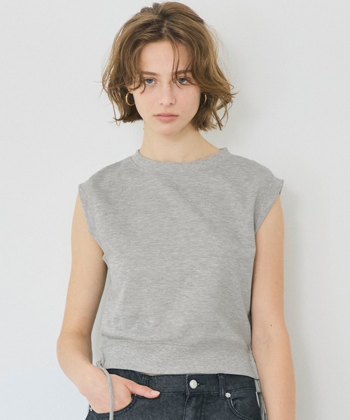 coca(coca)(コカ)の「サイドリボントップス(Tシャツ/カットソー・レディース・ブラック/グレー・S/M/L)」の14枚目の写真