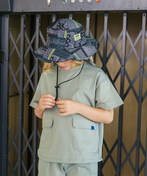 GLOBAL WORK(グローバルワーク)の「ドライメッシュプルオーバー半袖/876732(Tシャツ/カットソー・キッズ・チャコールグレー/ミント・130cm/160cm/140cm/150cm)」の10枚目の写真