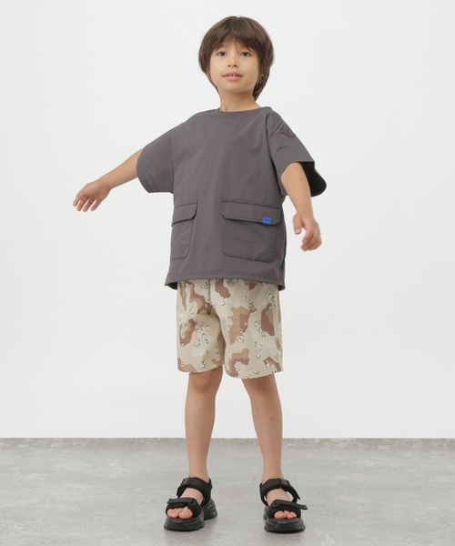 GLOBAL WORK(グローバルワーク)の「ドライメッシュプルオーバー半袖/876732(Tシャツ/カットソー・キッズ・チャコールグレー/ミント・130cm/160cm/140cm/150cm)」の16枚目の写真