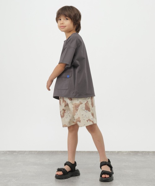 GLOBAL WORK(グローバルワーク)の「ドライメッシュプルオーバー半袖/876732(Tシャツ/カットソー・キッズ・チャコールグレー/ミント・130cm/160cm/140cm/150cm)」の17枚目の写真