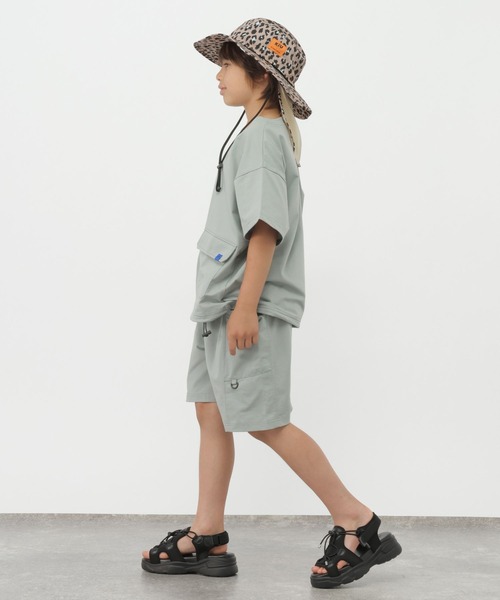 GLOBAL WORK(グローバルワーク)の「ドライメッシュプルオーバー半袖/876732(Tシャツ/カットソー・キッズ・チャコールグレー/ミント・130cm/160cm/140cm/150cm)」の22枚目の写真