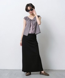 Jersey Straight Long Skirt / ジャージーストレートロングスカート