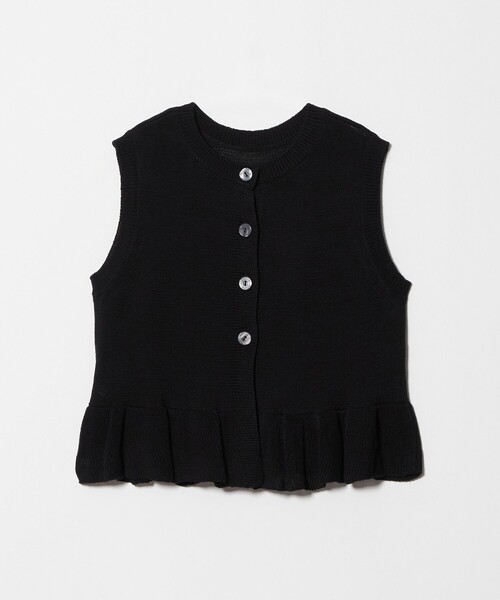 BEAUTY&YOUTH UNITED ARROWS（ビューティーアンドユースユナイテッドアローズ）の「コットン ペプラム 2WAY ベスト ウォッシャブル（ベスト・レディース・ベージュ/ライトグレー/ブラック・FREE）」の2枚目の写真
