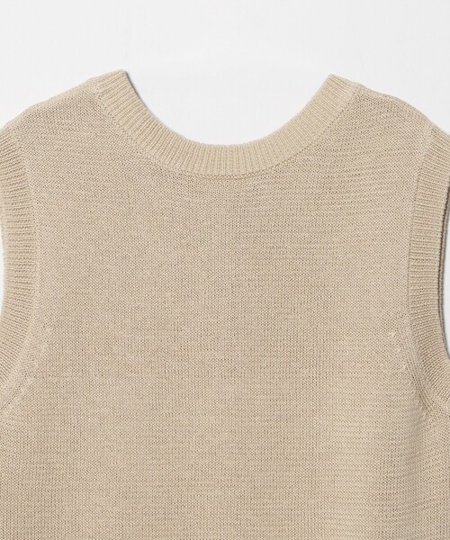 BEAUTY&YOUTH UNITED ARROWS（ビューティーアンドユースユナイテッドアローズ）の「コットン ペプラム 2WAY ベスト ウォッシャブル（ベスト・レディース・ベージュ/ライトグレー/ブラック・FREE）」の12枚目の写真