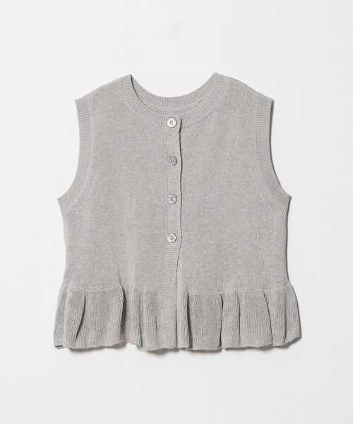 BEAUTY&YOUTH UNITED ARROWS(ビューティーアンドユースユナイテッドアローズ)の「コットン ペプラム 2WAY ベスト ウォッシャブル(ベスト・レディース・ベージュ/ライトグレー/ブラック・FREE)」の17枚目の写真