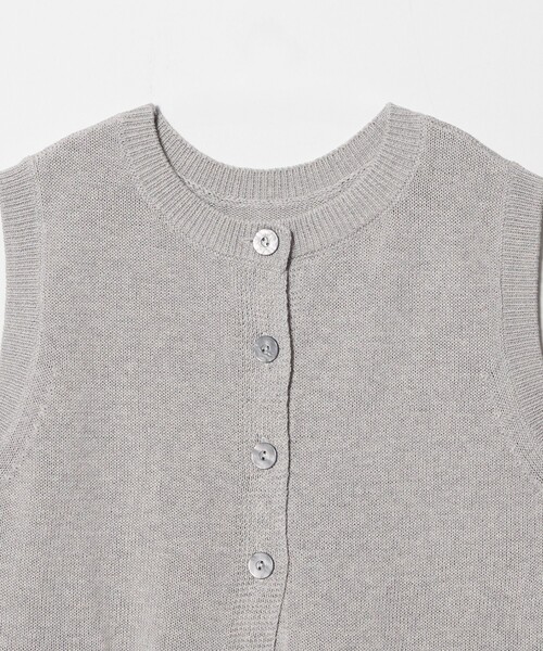 BEAUTY&YOUTH UNITED ARROWS(ビューティーアンドユースユナイテッドアローズ)の「コットン ペプラム 2WAY ベスト ウォッシャブル(ベスト・レディース・ベージュ/ライトグレー/ブラック・FREE)」の18枚目の写真