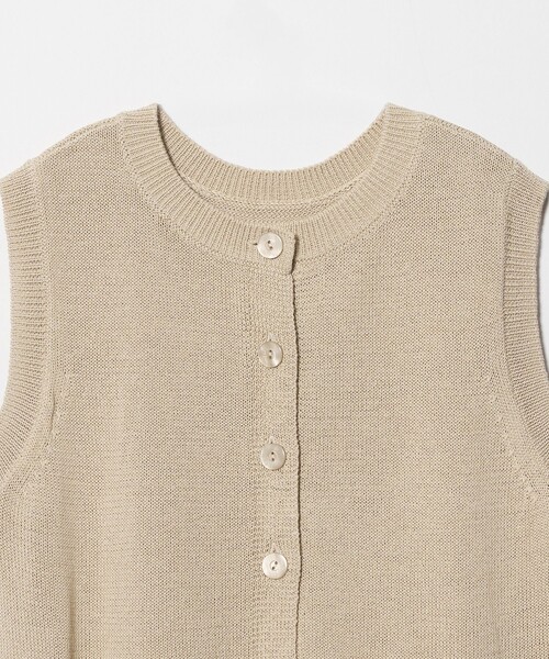 BEAUTY&YOUTH UNITED ARROWS(ビューティーアンドユースユナイテッドアローズ)の「コットン ペプラム 2WAY ベスト ウォッシャブル(ベスト・レディース・ベージュ/ライトグレー/ブラック・FREE)」の22枚目の写真