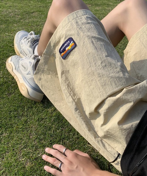 KELVIN(ケルヴァン)の「Trail Nylon Shorts トレイルナイロンショーツ(その他パンツ・メンズ・ベージュ/ブラック・FREE)」の2枚目の写真