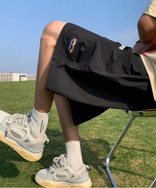 KELVIN(ケルヴァン)の「Trail Nylon Shorts トレイルナイロンショーツ(その他パンツ・メンズ・ベージュ/ブラック・FREE)」の1枚目の写真