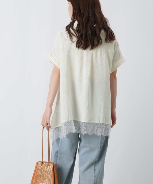 LUCA/LADY LUCK LUCA(ルカ/レディラックルカ)の「LC/LLL 裾レーススキッパープルオーバー(Tシャツ/カットソー・レディース・ブラウン/ブラック/オフホワイト・FREE)」の17枚目の写真