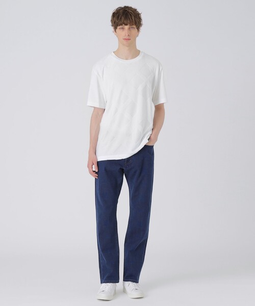 BLACK LABEL CRESTBRIDGE(ブラックレーベル・クレストブリッジ)の「シャドーチェックデニム(その他パンツ・メンズ・ブラック/ブルー/グレー系その他/ネイビー・L/M/S/XL)」の5枚目の写真