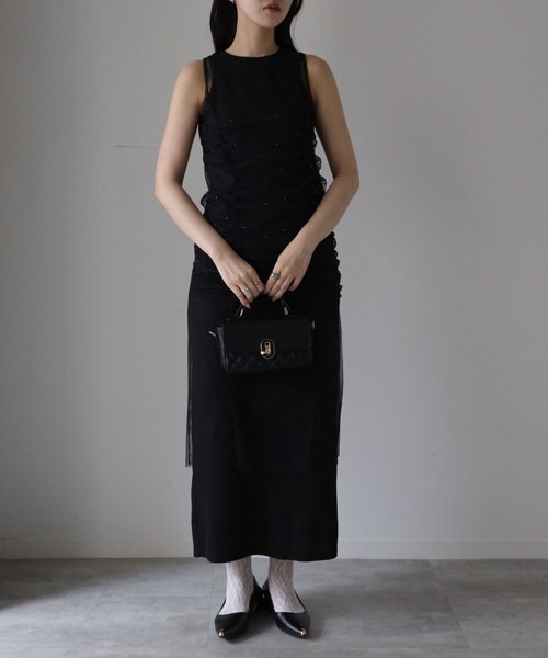 model：164cm. 着用サイズ：FREE