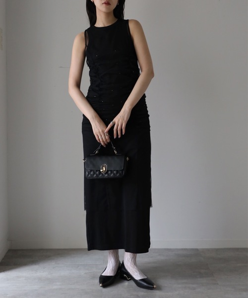 model：164cm. 着用サイズ：FREE