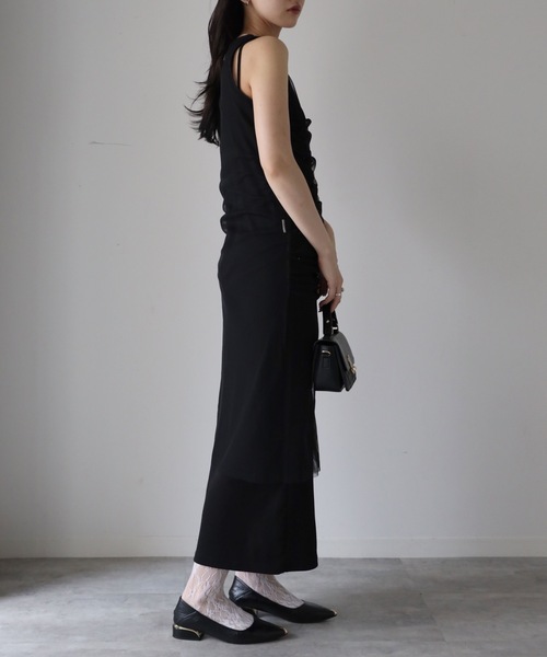 model：164cm. 着用サイズ：FREE