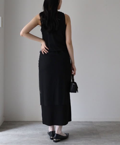 model：164cm. 着用サイズ：FREE