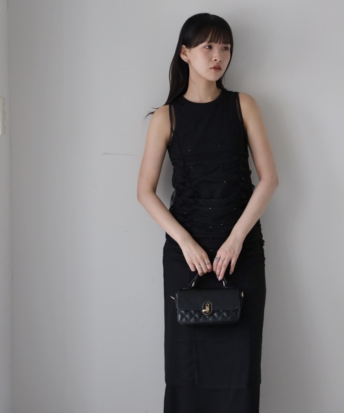 model：164cm. 着用サイズ：FREE
