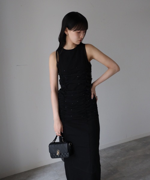 model：164cm. 着用サイズ：FREE