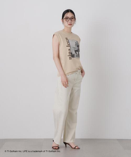 GOOD ROCK SPEED(グッドロックスピード)の「GOOD ROCK SPEED/LIFE PICTURE COLLECTION French sleeve Beige(Tシャツ/カットソー・レディース・ベージュ・FREE)」の7枚目の写真
