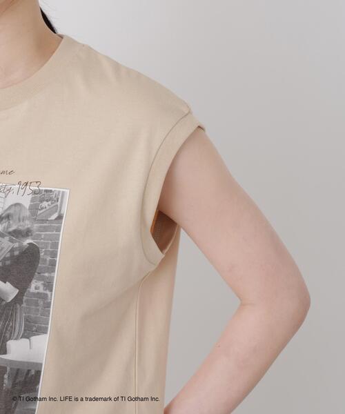GOOD ROCK SPEED(グッドロックスピード)の「GOOD ROCK SPEED/LIFE PICTURE COLLECTION French sleeve Beige(Tシャツ/カットソー・レディース・ベージュ・FREE)」の13枚目の写真