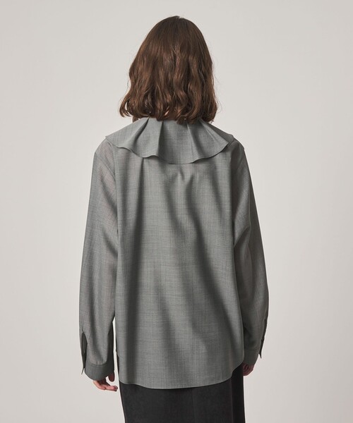 Steven Alan(スティーブンアラン)の「<Steven Alan>タックカラー シャツ(シャツ/ブラウス・レディース・クリーム/グレー・S/M)」の9枚目の写真