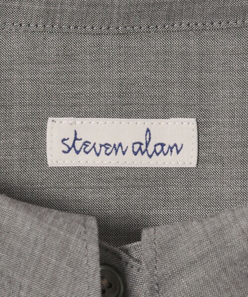 Steven Alan(スティーブンアラン)の「<Steven Alan>タックカラー シャツ(シャツ/ブラウス・レディース・クリーム/グレー・S/M)」の3枚目の写真