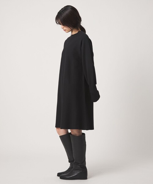 EMMEL REFINES（エメルリファインズ）の「＜EMMEL REFINES＞EM Aライン ミニ ニット ワンピース（ワンピース・レディース・ブラック/ベージュ/オレンジ系その他・FREE）」の13枚目の写真