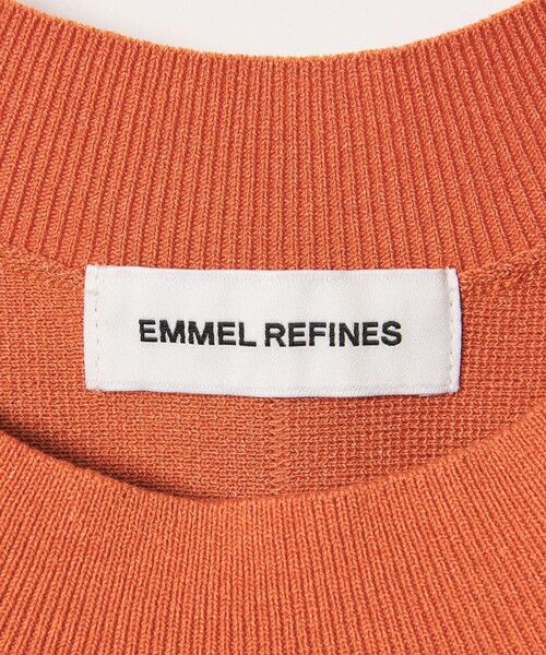 EMMEL REFINES（エメルリファインズ）の「＜EMMEL REFINES＞EM Aライン ミニ ニット ワンピース（ワンピース・レディース・ブラック/ベージュ/オレンジ系その他・FREE）」の21枚目の写真