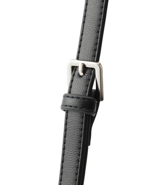 ADAM ET ROPE'(アダムエロペ)の「【WEB限定】ソフトレザーライクミニショルダーバッグ(ショルダーバッグ・レディース・ブラック/オフホワイト・FREE)」の22枚目の写真