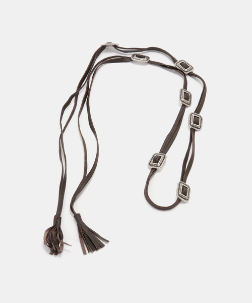 FRAMeWORK(フレームワーク)の「PUNTOVITA / プントヴィータ SQUARE CONCHO BELT(ベルト・レディース・ブラック/ブラウン・FREE)」の11枚目の写真