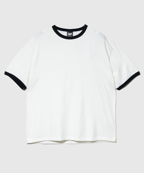 SCREEN STARS(スクリーンスターズ)の「SCREEN STARS/スクリーンスターズ 甘編み天竺 RINGER TEE(Tシャツ/カットソー・メンズ・チャコールグレー/グレー/ホワイト・MEDIUM/X-LARGE/LARGE)」の2枚目の写真