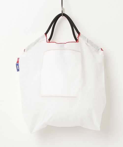 DOUBLE STANDARD CLOTHING(ダブルスタンダードクロージング)の「Ball&Chain/ Block Stripe Bottom ミニショッピングバッグ(エコバッグ/サブバッグ・レディース・オフホワイト・FREE)」の4枚目の写真