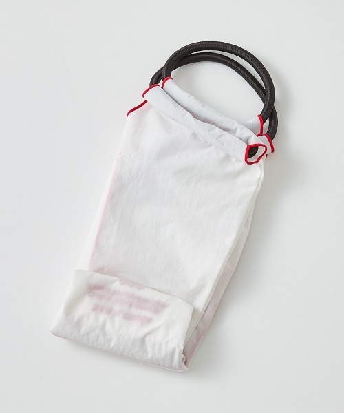 DOUBLE STANDARD CLOTHING(ダブルスタンダードクロージング)の「Ball&Chain/ Block Stripe Bottom ミニショッピングバッグ(エコバッグ/サブバッグ・レディース・オフホワイト・FREE)」の14枚目の写真