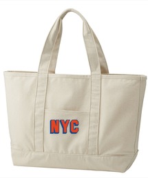 Ol' Basics（オール・ベーシックス） ビッグトートバッグ キャンバス NYC ニューヨーク ロゴ プリント 鞄 BAG アメカジ メンズ レディース ユニセックス