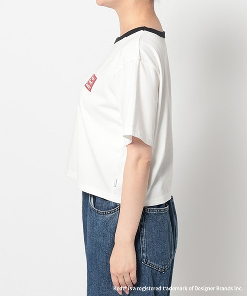 studio CLIP(スタディオクリップ)の「【Keds】コンパクトTシャツ(Tシャツ/カットソー・レディース・ネイビー/ホワイト・FREE)」の10枚目の写真