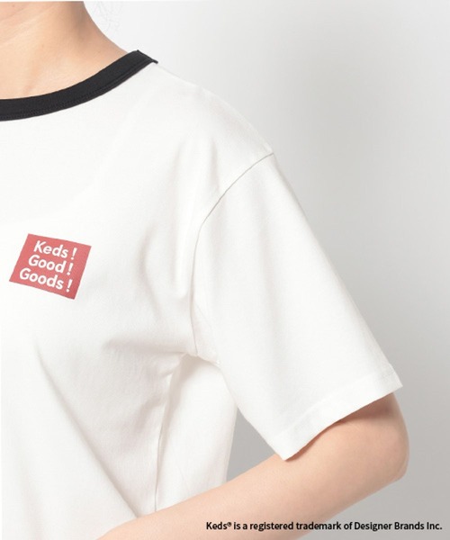 studio CLIP(スタディオクリップ)の「【Keds】コンパクトTシャツ(Tシャツ/カットソー・レディース・ネイビー/ホワイト・FREE)」の14枚目の写真