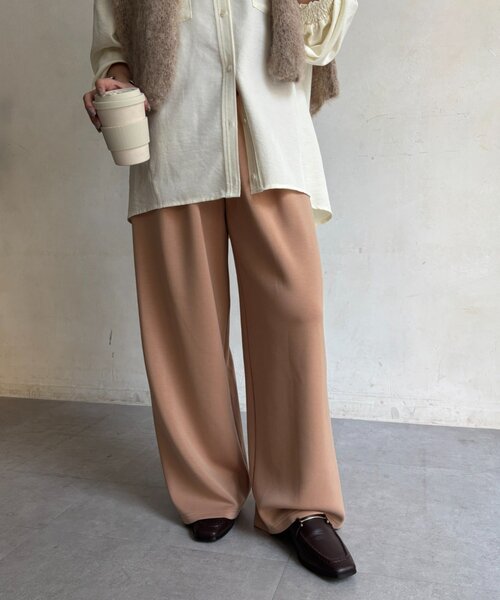 Jena espace merveilleux(ジェナ エスパスメルヴェイユ)の「ボンディングイージーパンツ(その他パンツ・レディース・ベージュ/グレー・FREE)」の10枚目の写真