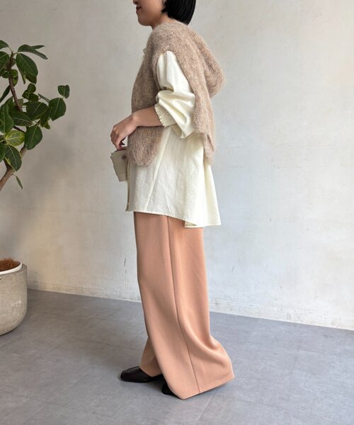 Jena espace merveilleux(ジェナ エスパスメルヴェイユ)の「ボンディングイージーパンツ(その他パンツ・レディース・ベージュ/グレー・FREE)」の3枚目の写真