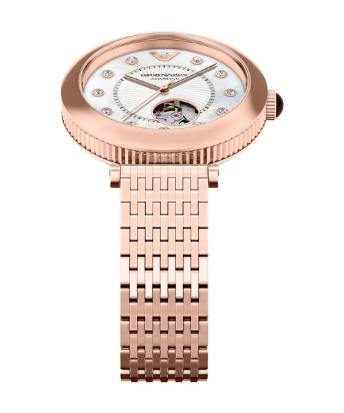 EMPORIO ARMANI(エンポリオアルマーニ)の「エンポリオ・アルマーニ 腕時計 レディース アナログ ステンレス AR60096(アナログ腕時計・レディース・ピンクゴールド・FREE)」の7枚目の写真