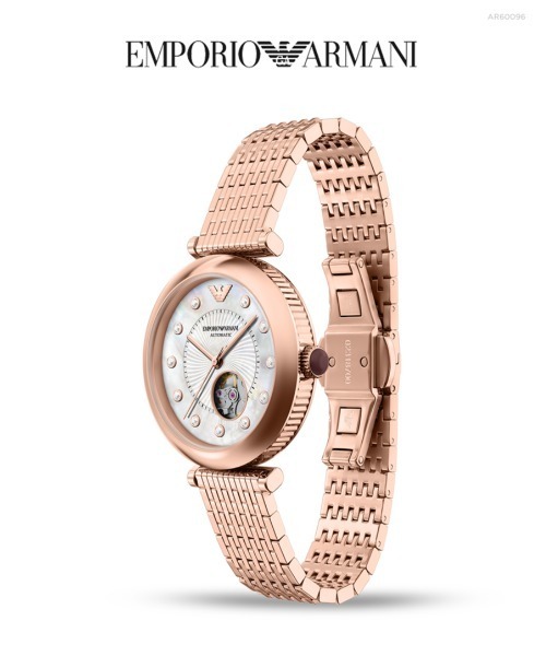 EMPORIO ARMANI(エンポリオアルマーニ)の「エンポリオ・アルマーニ 腕時計 レディース アナログ ステンレス AR60096(アナログ腕時計・レディース・ピンクゴールド・FREE)」の9枚目の写真