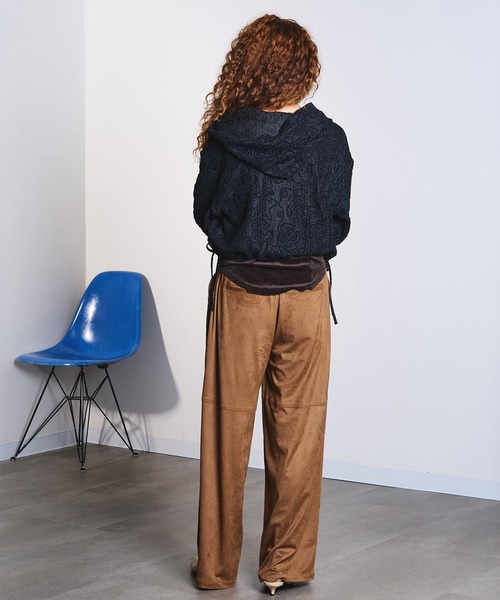 ROSE BUD（ローズバッド）の「MOLE LACE HOODIE（Tシャツ/カットソー・レディース・ブラック/ホワイト・ONE SIZE）」の21枚目の写真