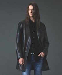 5351 POUR LES HOMMES（ゴーサンゴーイチプールオム）の「レザー ハーフコート（ライダースジャケット）」