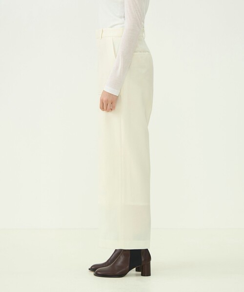 MACPHEE(マカフィー)の「ウールサキソニー ベイカーパンツ(その他パンツ・レディース・ブラウン系その他/チャコールグレー/オフホワイト・34/32/36)」の6枚目の写真