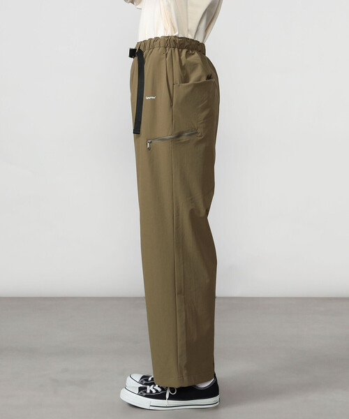 Bshop(ビショップ)の「Gymphlex | ストレート イージーパンツ MEN(その他パンツ・メンズ・ブラック/グレイッシュベージュ・L)」の12枚目の写真