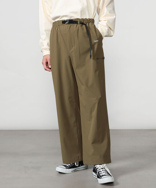 Bshop(ビショップ)の「Gymphlex | ストレート イージーパンツ MEN(その他パンツ・メンズ・ブラック/グレイッシュベージュ・L)」の14枚目の写真