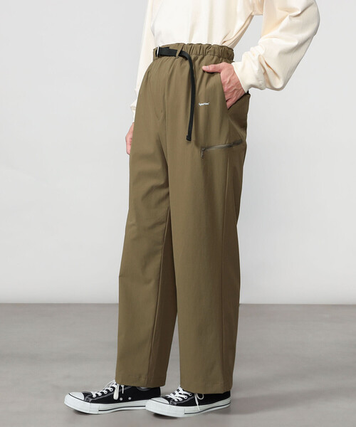 Bshop(ビショップ)の「Gymphlex | ストレート イージーパンツ MEN(その他パンツ・メンズ・ブラック/グレイッシュベージュ・L)」の15枚目の写真