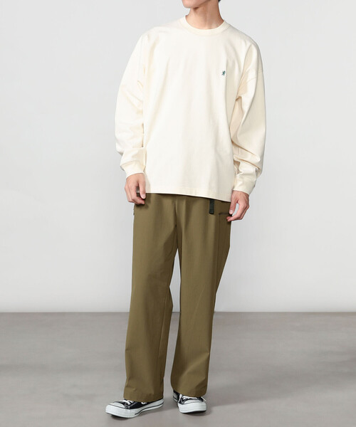 Bshop(ビショップ)の「Gymphlex | ストレート イージーパンツ MEN(その他パンツ・メンズ・ブラック/グレイッシュベージュ・L)」の16枚目の写真