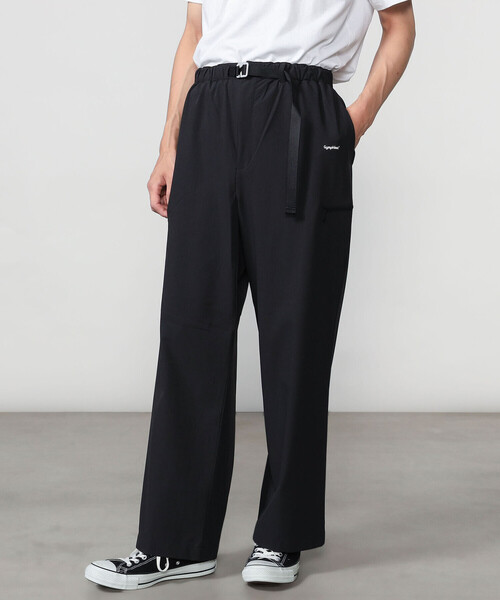 Bshop(ビショップ)の「Gymphlex | ストレート イージーパンツ MEN(その他パンツ・メンズ・ブラック/グレイッシュベージュ・L)」の17枚目の写真